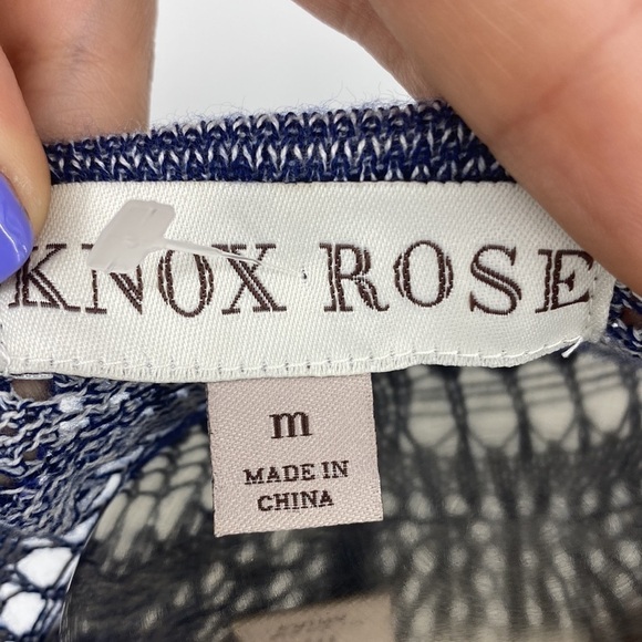 Knox Rose Crochet Sheer Long Open Front Cardigan - Picture 9 of 10